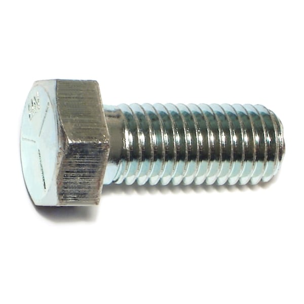 Midwest Fastener Grade 5, 5/8"-11 Hex Head Cap Screw, Zinc Plated Steel, 1-1/2 in L, 4 PK 70341 - main